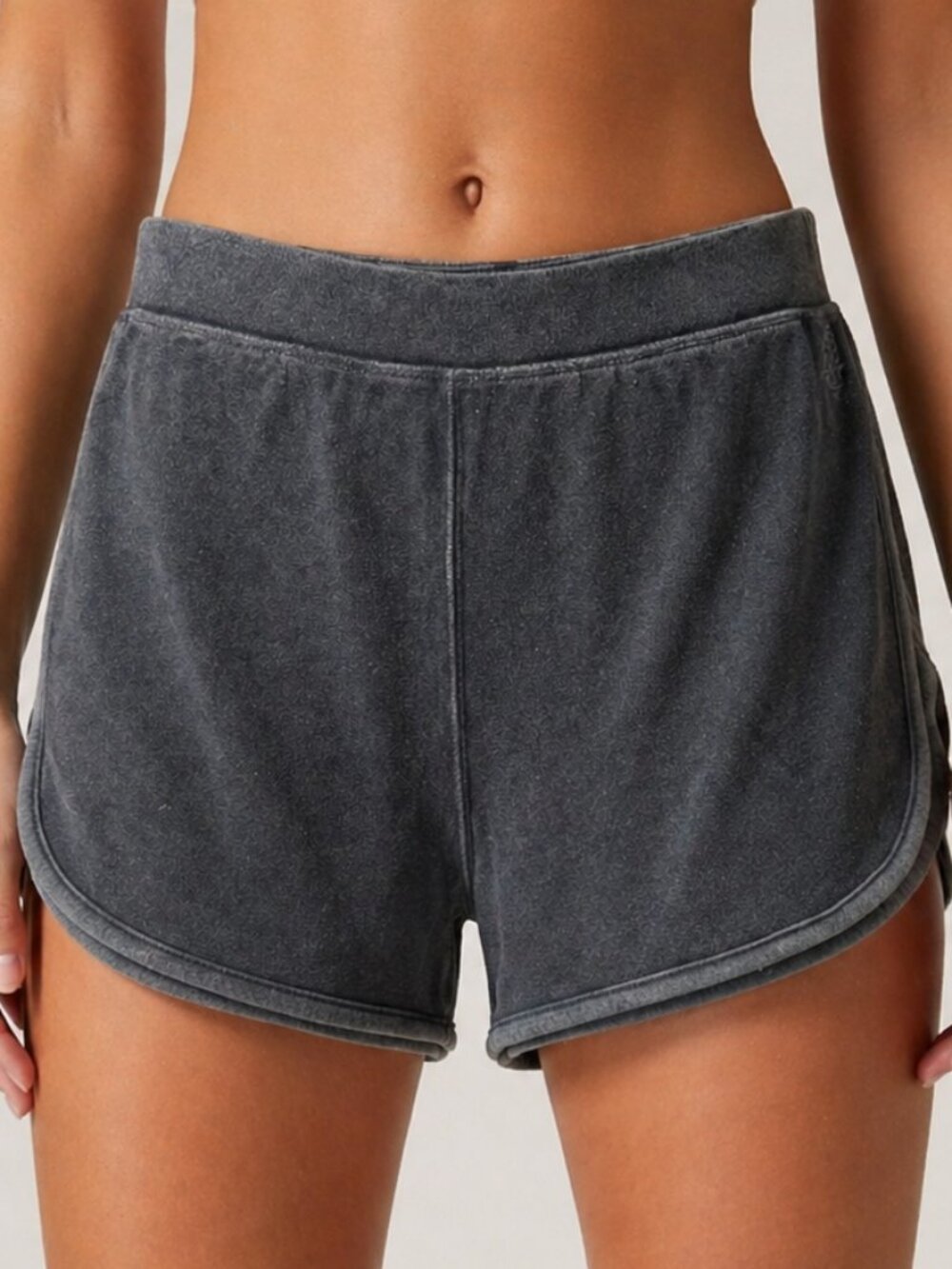 Free People Charcoal Gray Athletic Shorts